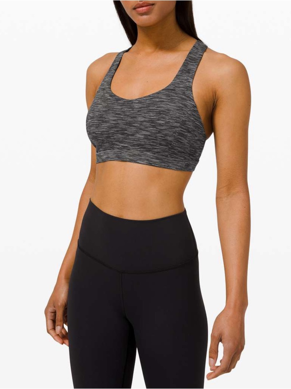 Lululemon Free To Be Serene Bra Size 14 Strappy Back Pink Punch C/D Cup - Picture 5 of 15